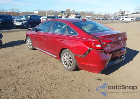 2015 Hyundai Sonata Sport from USA, damaged, VIN 5NPE34AFXFH100903